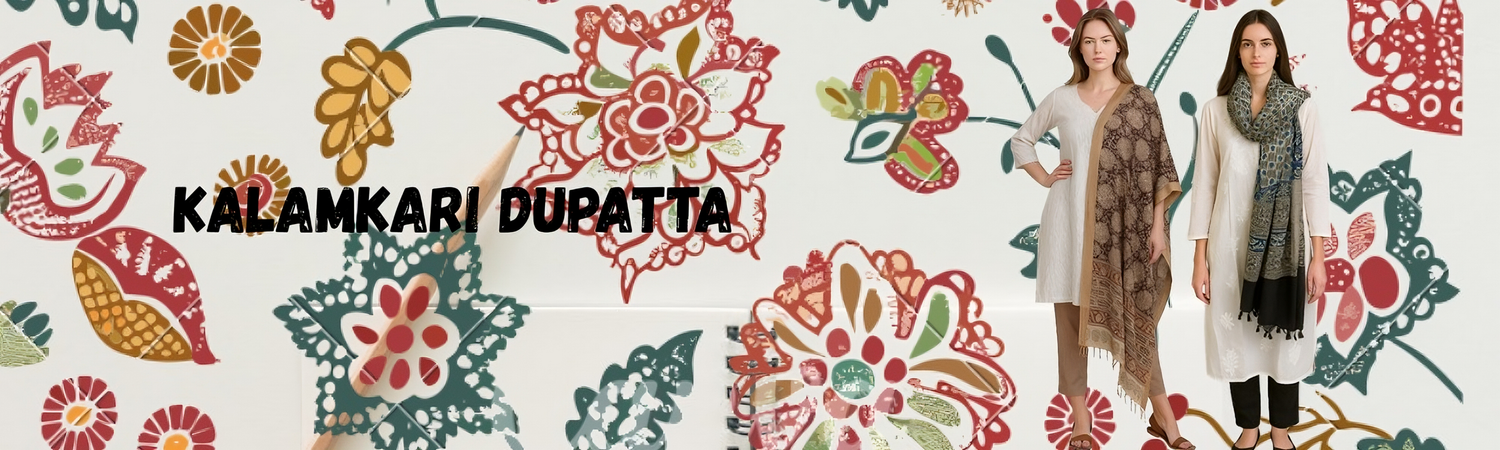 Kalamkari Dupatta