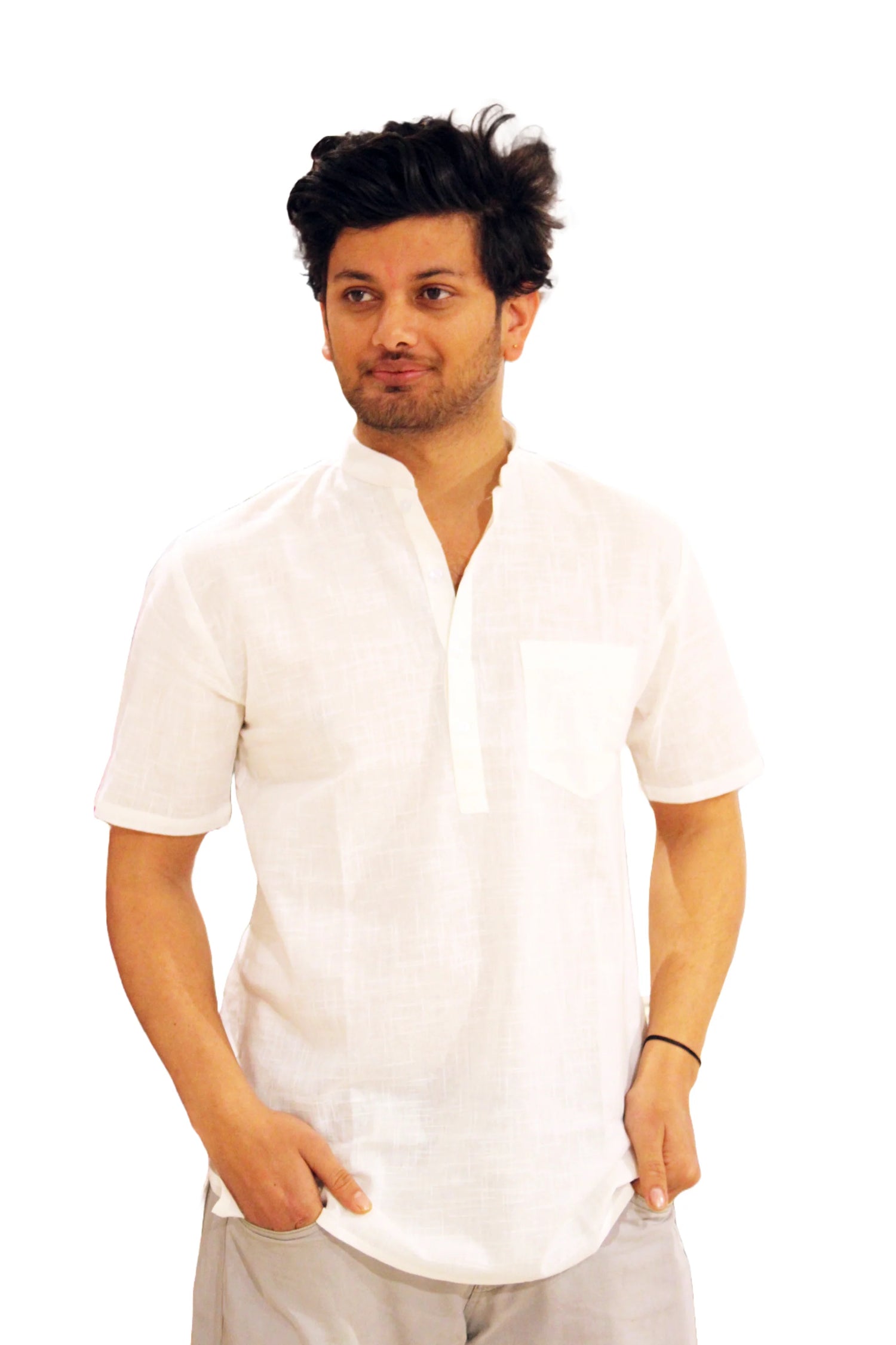 Natural fab Pure Khadi Short Kurta