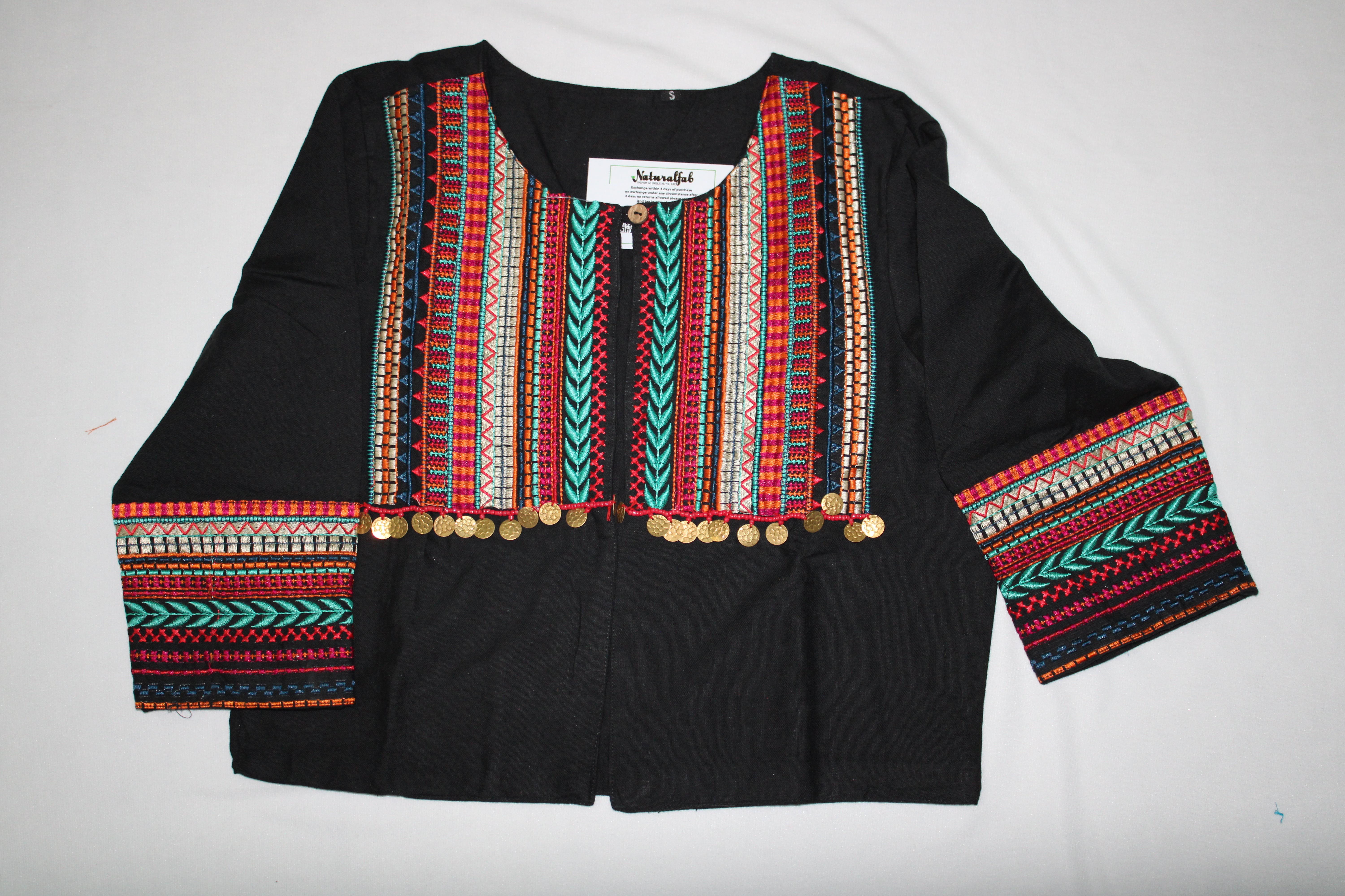 Khadi Jacket: Black Timeless Elegance in Every Thread