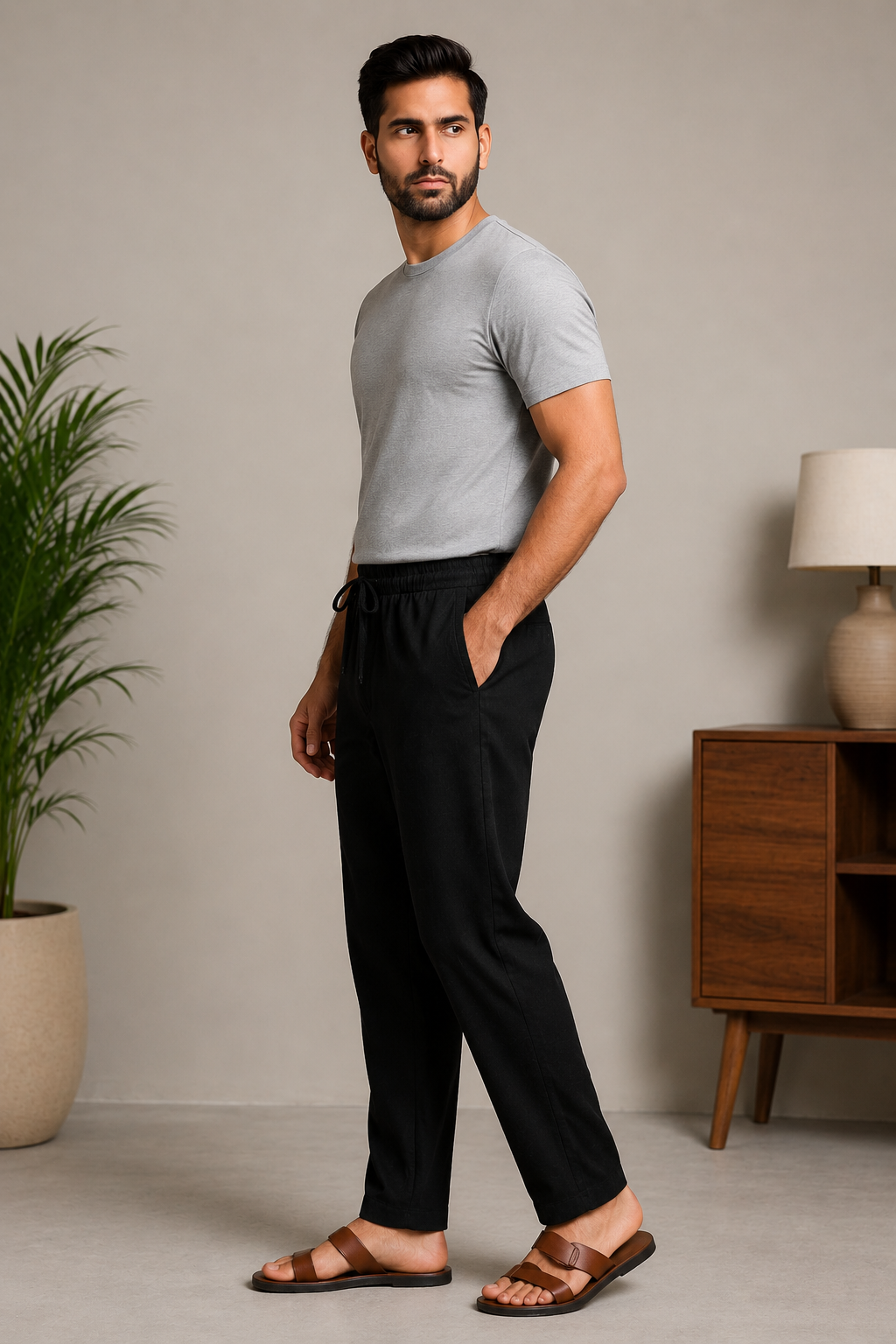 Men's Black Pant