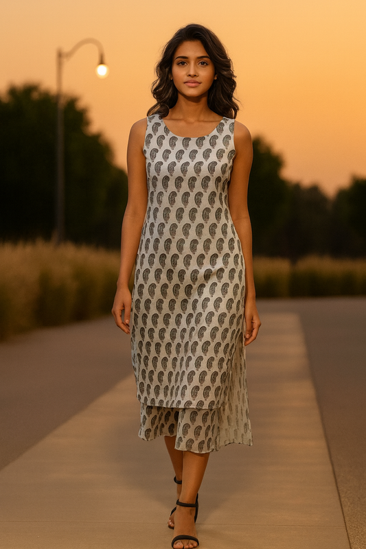 Stylish Printed Co-ord Set – Elegant & Comfortable