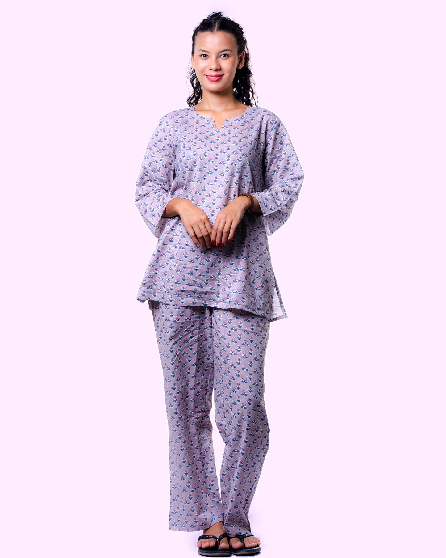 Women's Pure Cotton Night Suit - Comfort & Style