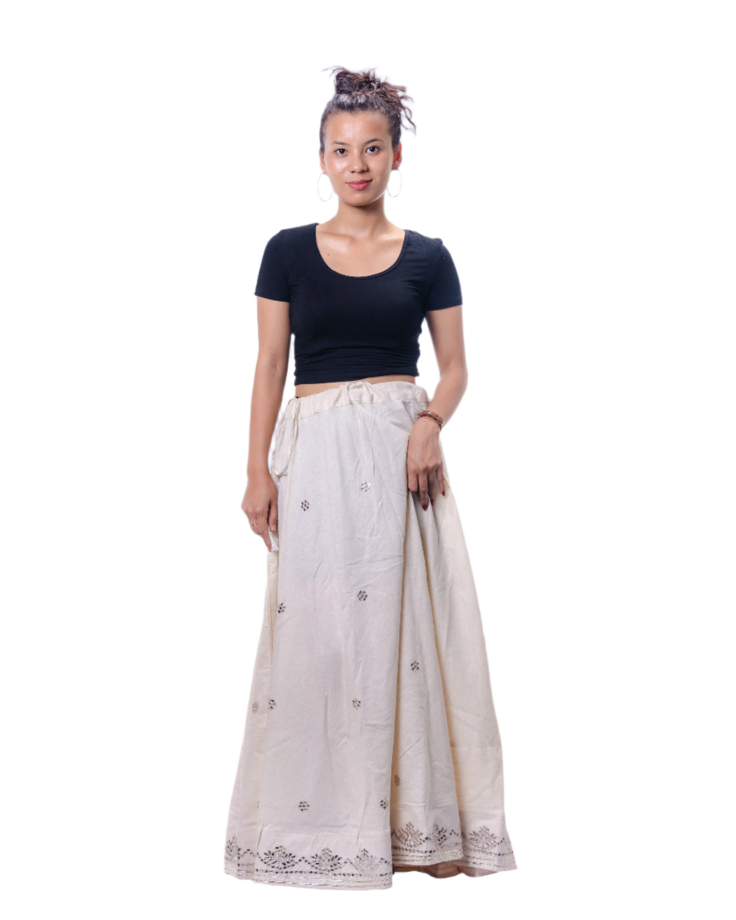 Glamorous Khadi Skirt WHITE