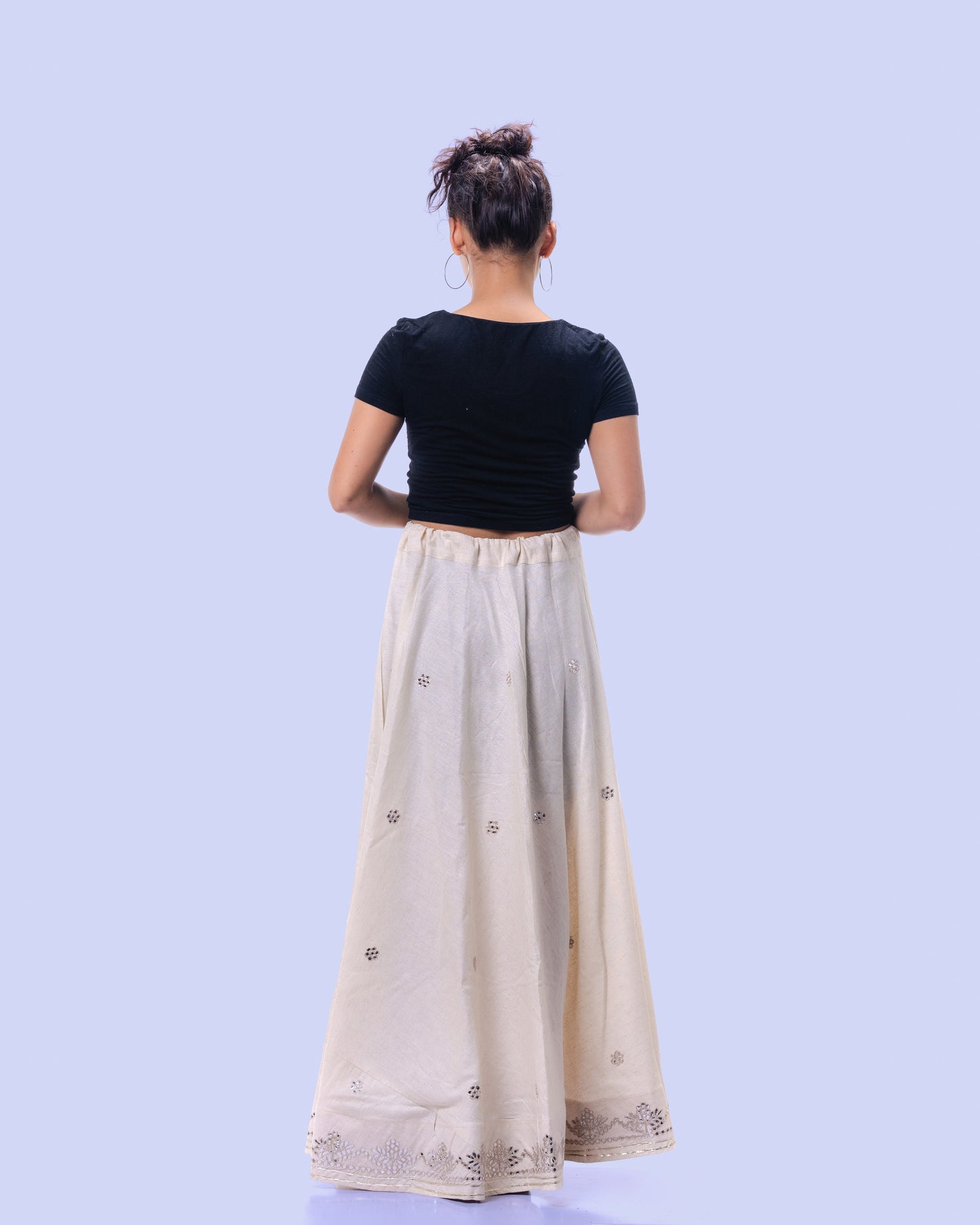 Glamorous Khadi Skirt WHITE