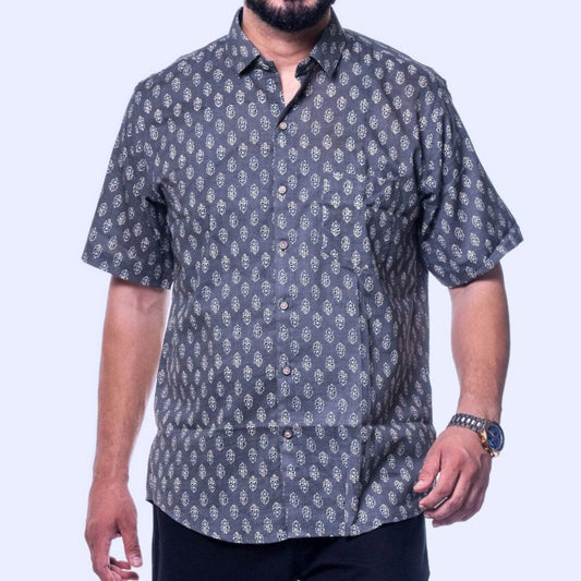 Men's Cotton Short Sleeve Shirt