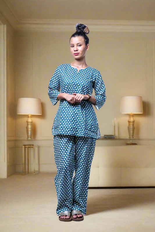 Stylish Elephant Print NIGHT SUIT FOR WOMEN