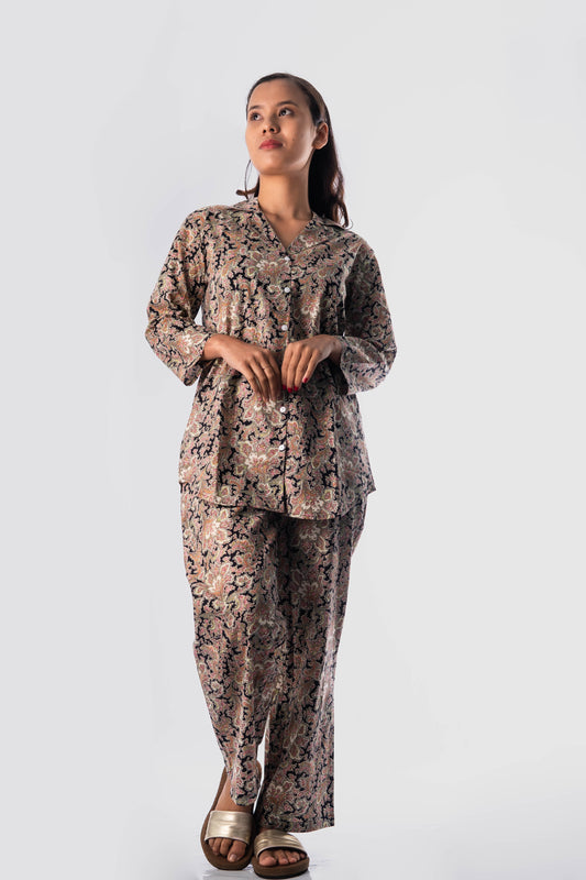 Floral Print Night Suit for Women