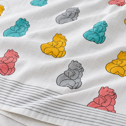 Natural Fab Hand Block Printed Bedsheet 100 x 108