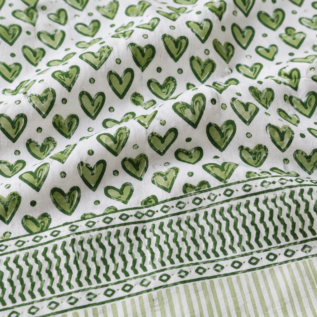 Natural Fab Hand Block Printed Bedsheet 100 x 108