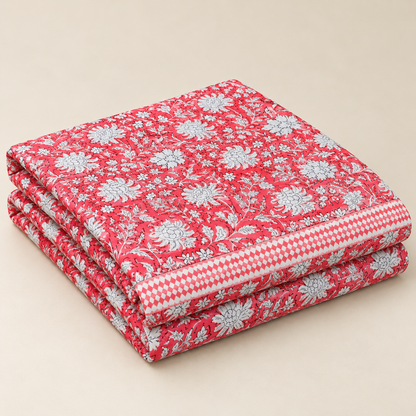 Natural Fab Hand Block Printed Bedsheet 100 x 108