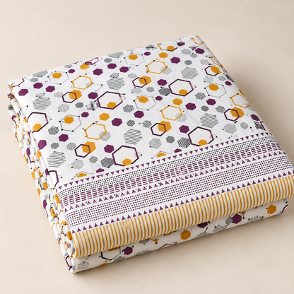 Natural Fab Hand Block Printed Bedsheet 100 x 108
