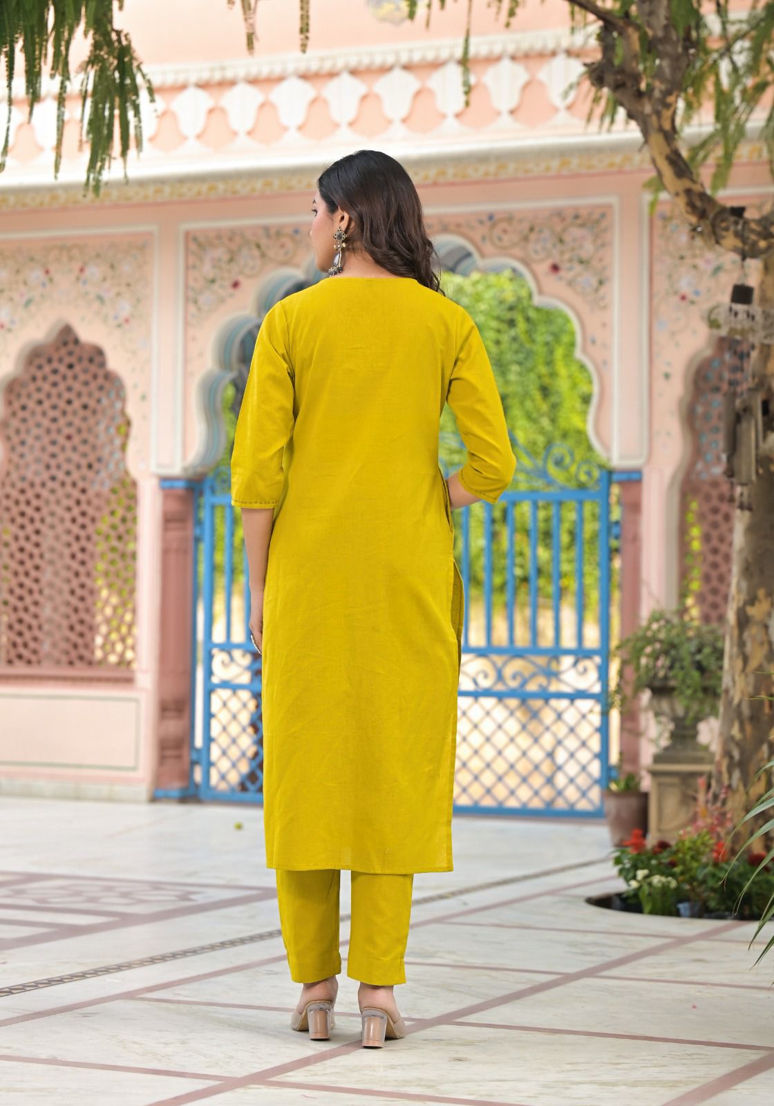 Vibrant Yellow Kurta Set for a Radiant Look