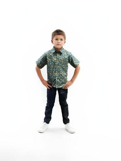 Boys' Printed Short-Sleeve Shirt