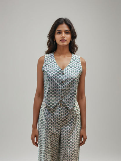Chic Printed Co-Ord Set – Effortless Elegance