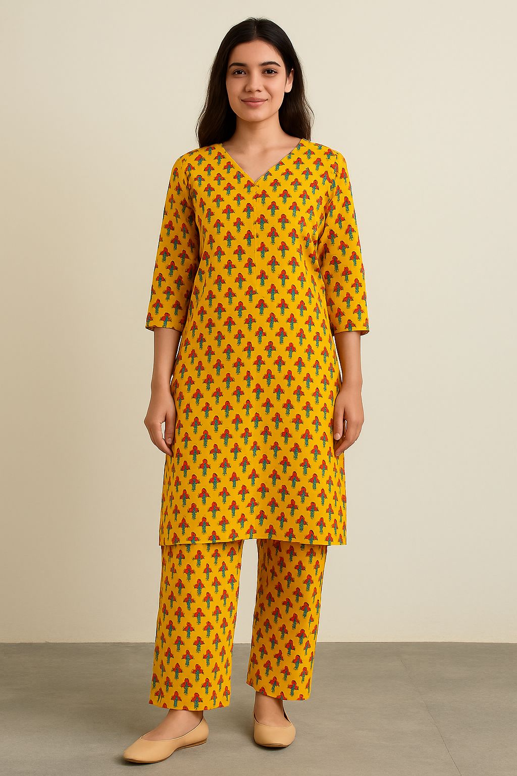 Cotton Yellow Everyday Set