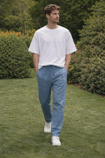 Men’s Premium Khadi Cotton Lounge Pants | Breathable Drawstring Casual Trousers | Soft Comfortable Daily Wear | Relaxed Fit Summer Pants for Men