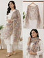 Natural Fab Gulbhar Women’s Kota Doria Hand Block Printed Floral Dupatta with Tassels