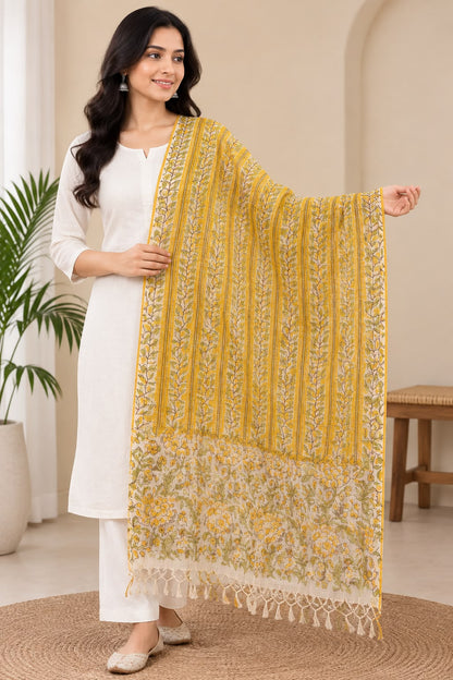 Naturalfab Ariaya Kota cotton dupatta