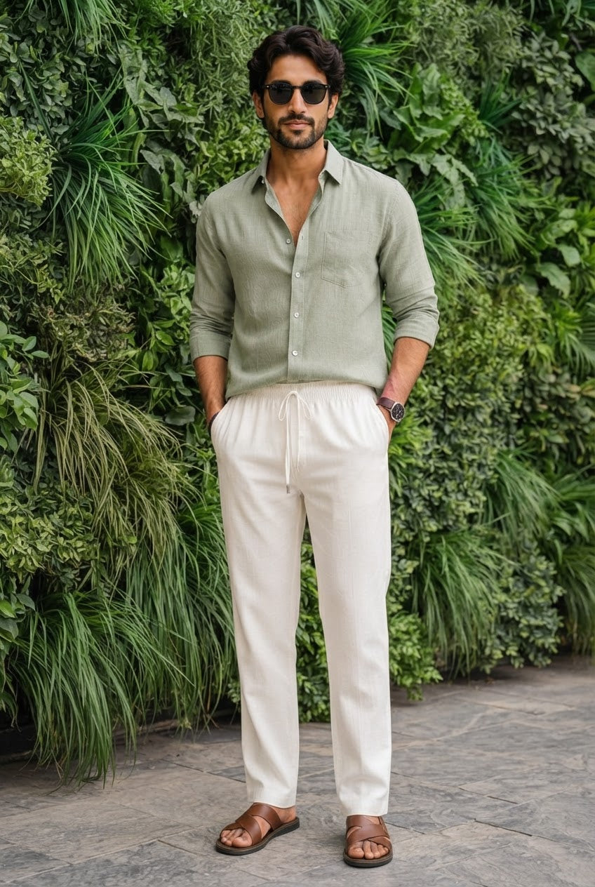 Men's White Pants