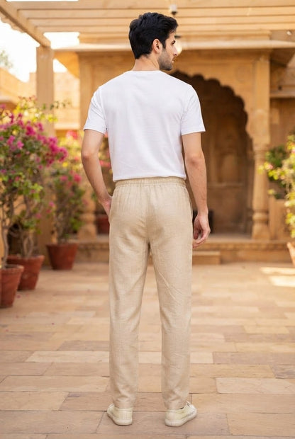 Men's Beige Pants